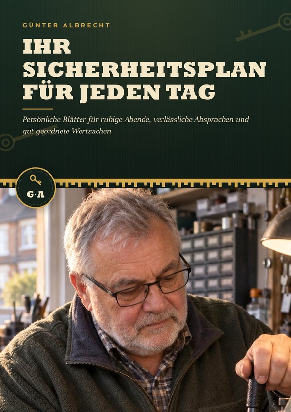 Ihr Sicherheitsplan für jeden Tag Umschlag des Zusatzbuchs